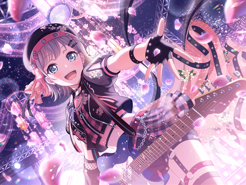 Trained Moca Aoba - Sakura Photo Frame