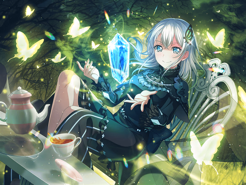 Trained Eve Wakamiya - Butterfly Tea Party