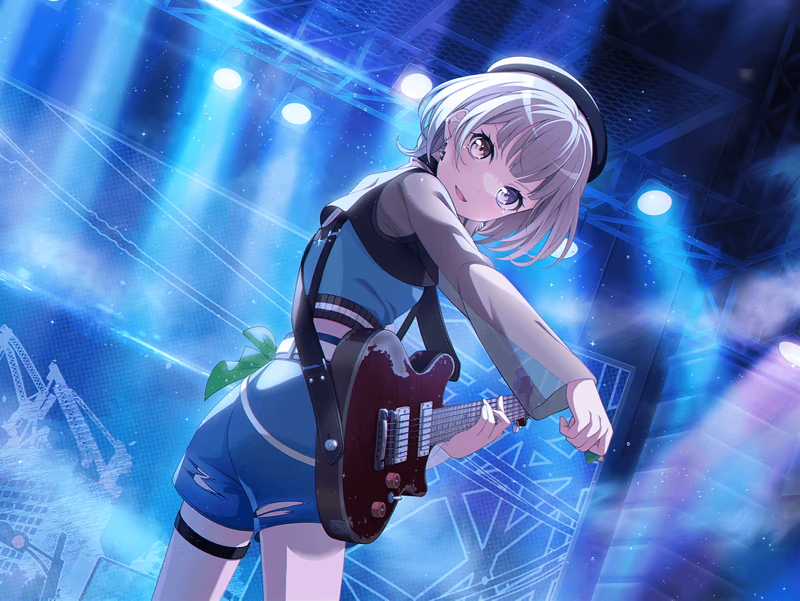 Trained Rana Kaname - A Kitten Clawing at the Guitar