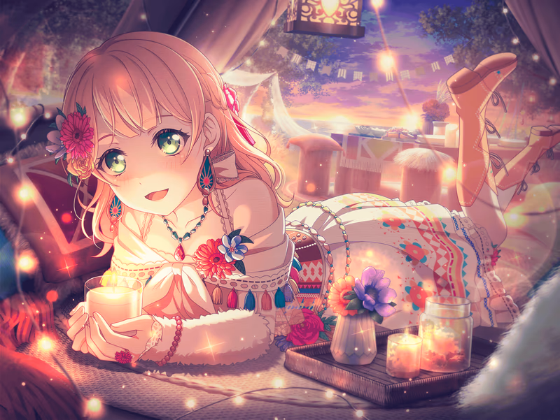 Trained Himari Uehara - Around the Campfire