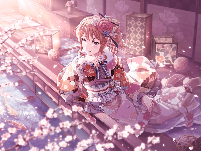 Trained Saya Yamabuki - In Search of New Year's Cheer