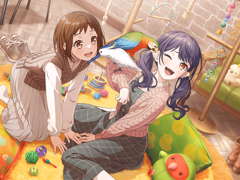 Tsukushi Futaba - Frolicking with Birdies