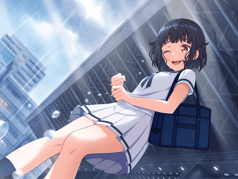 Rimi Ushigome - After School, with Rain and Friends