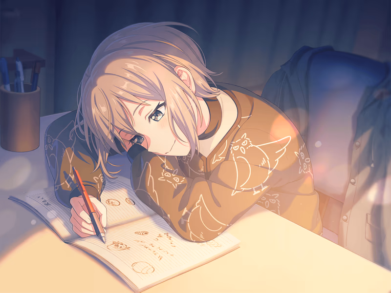 Moca Aoba - My Infinity, on this B5 Page