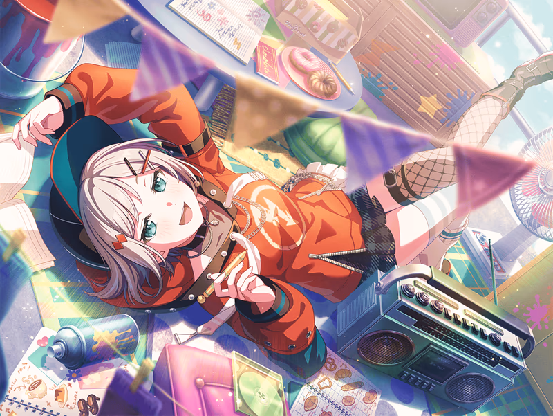 Trained Moca Aoba - My Infinity, on this B5 Page