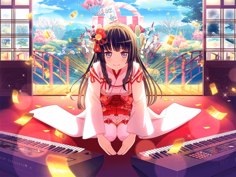 Trained Rinko Shirokane - Cute Holiday Kimono