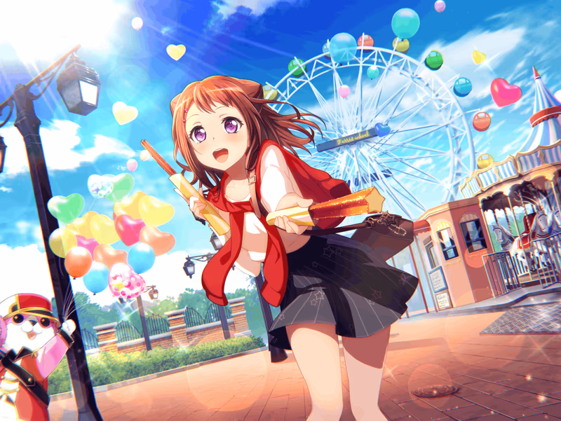 Kasumi Toyama - Theme Park Fun!